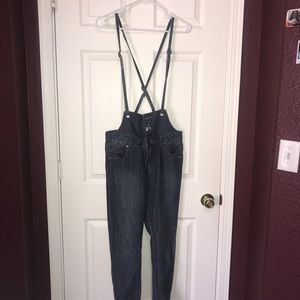 Overalls with Skinny Strings
